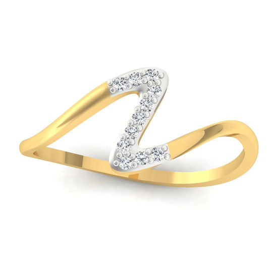 Scarlet Whisper Diamond Ring