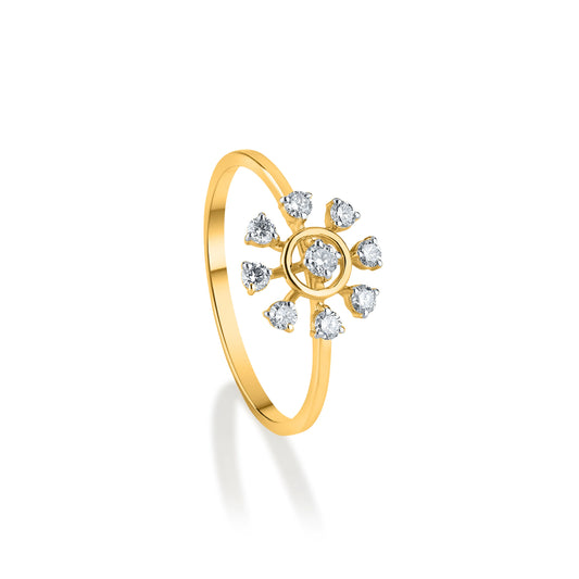 Light weight Diamond Ring