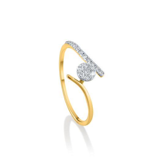 Light weight Diamond Ring