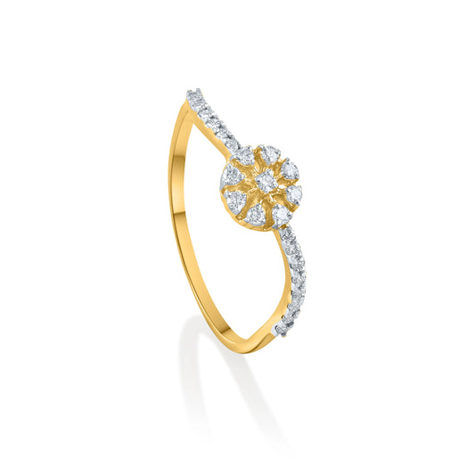 Light weight Diamond Ring