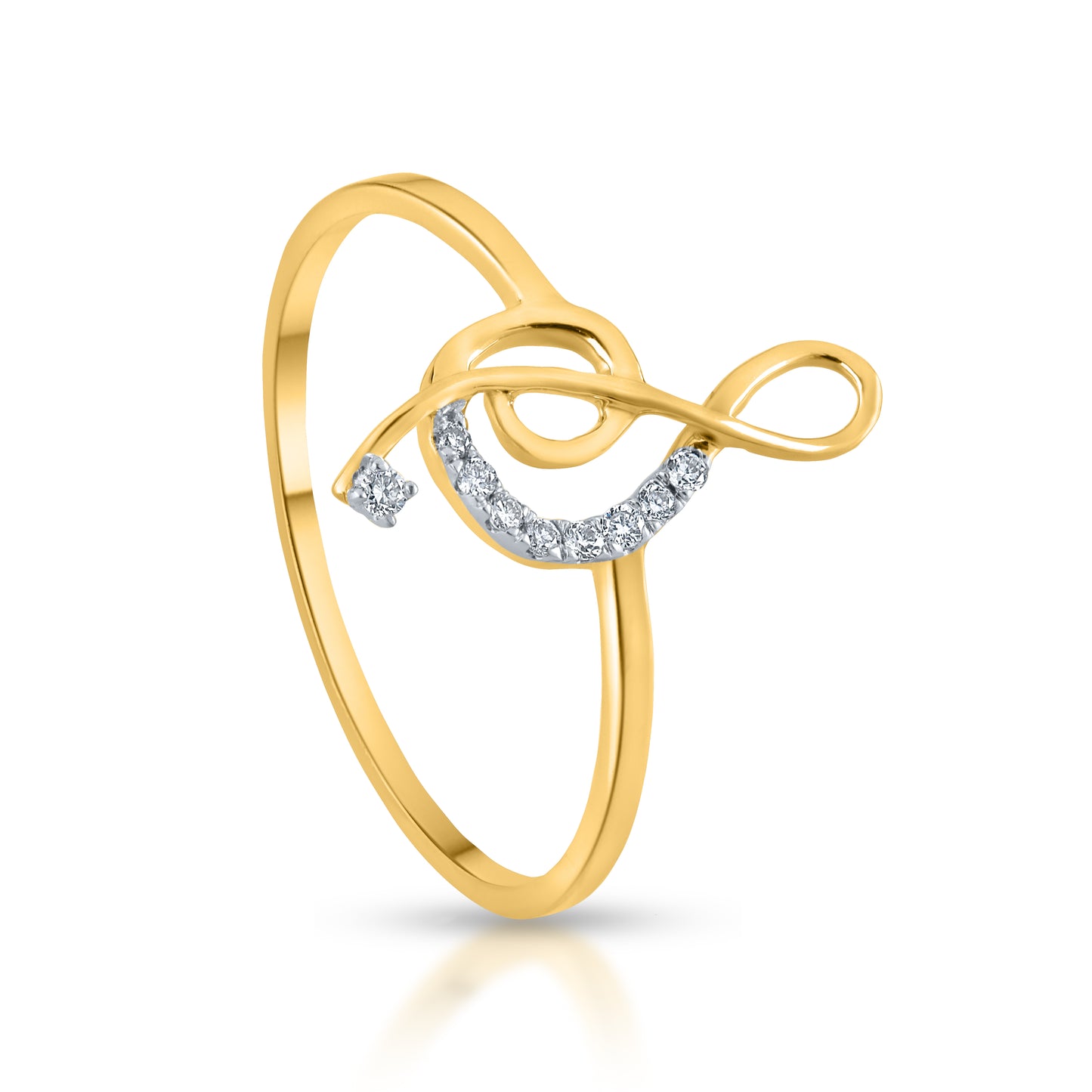 Melodic Harmony Diamond Ring