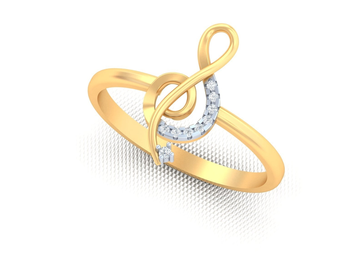 Melodic Harmony Diamond Ring