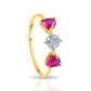 Ruby Luxe Diamond Accent Ring