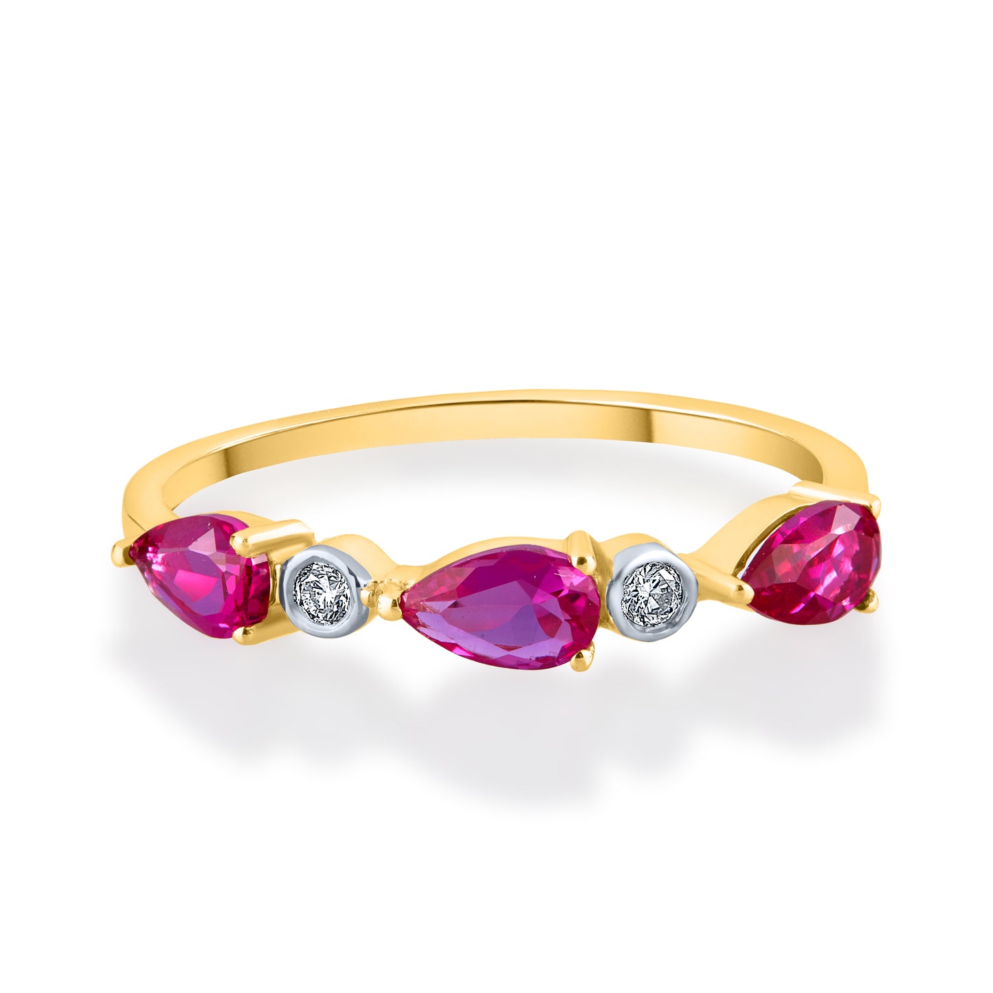 Ruby Flame Diamond Elegance