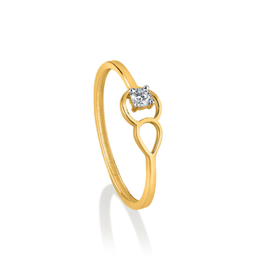 Light weight Diamond Ring